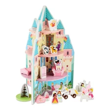 Spark Create Imagine Wooden Princess Castle Play Set **NWT**