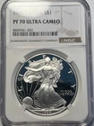 1999-P Philadelphia Silver American Eagle NGC PF 70 Ultra Cameo $1 Coin