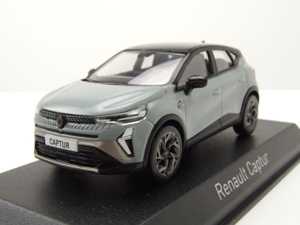 Renault Captur Esprit Alpine 2024 Grau Metallic Schwarz Modellauto 1:43 Norev-image