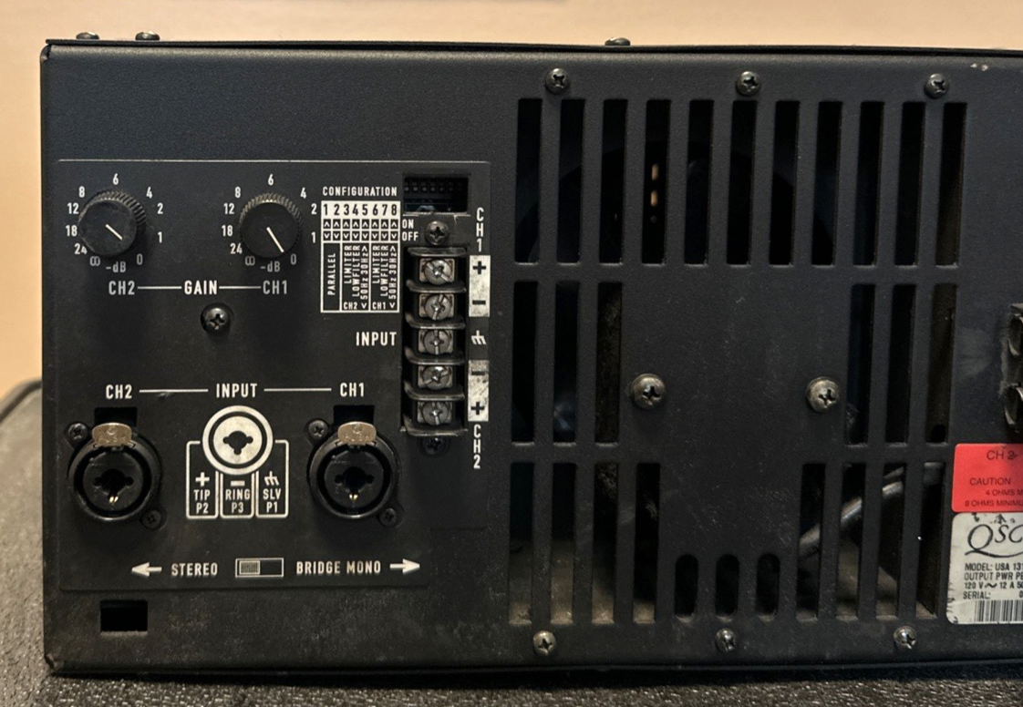 QSC AUDIO QSC USA1310 パワーアンプ 音だしOK