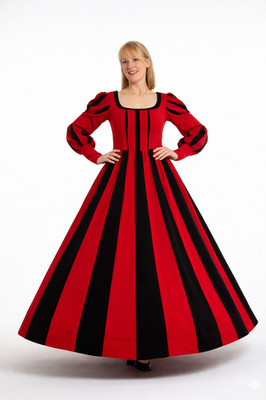 Cotton Landsknecht Gown, Renaissance Fair Dress,Medievals Clothing.
