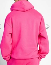 New! Comfrt Minimalist Hoodie Hot Pink Unisex Size L Brand New! Sold Out Online