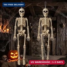Halloween Decorations Hanging Small Skeletons: 2PCS 16Inches