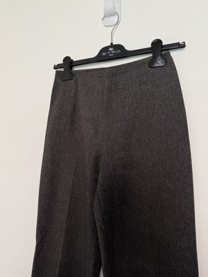 Vintage 80s Damen Hose Grau Gerades Bein Hohe Taille A Byer California DE 34