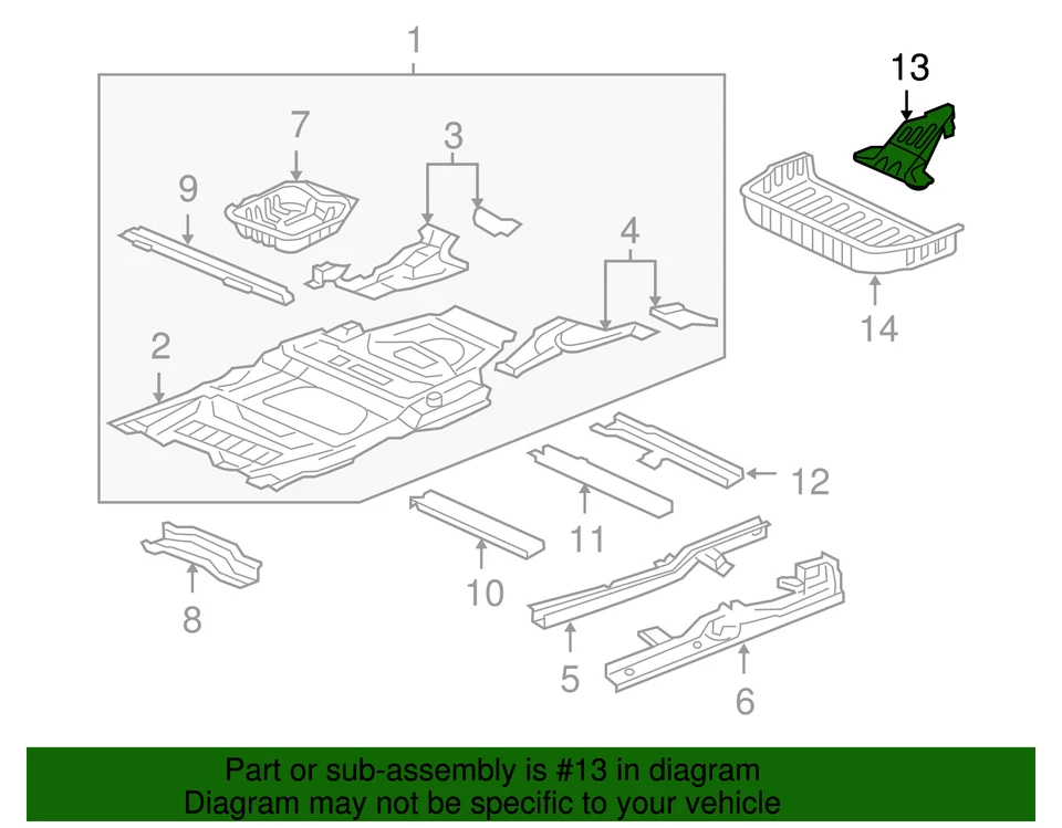 Reposapiés genuino Honda Odyssey 2005-2010 - soporte 46991-SHJ-A00 Foto 2 de 2