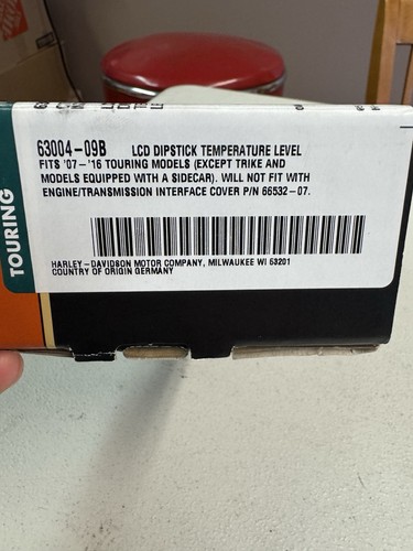 Harley Touring Oil Level & Temperature Dipstick With LCD Readout Takeoff - Picture 4 of 9