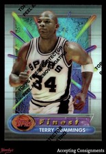 1994-95 Finest Refractors #119 Terry Cummings SPURS