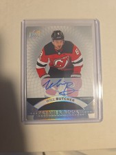 2017-18 Upper Deck Premier - Premier Rookie Auto Will Butcher #75 Silver