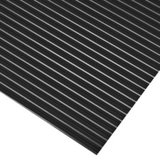 Van Liner Rubber Wide Ribbed Matting 3mm 1.2m x 10m / per m Heavy Duty Grip
