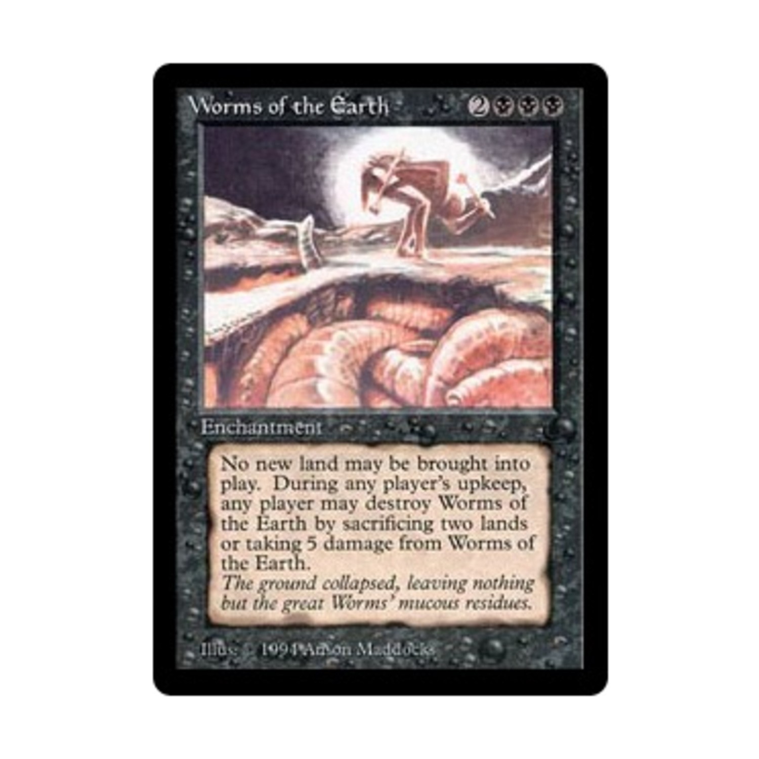 WOTC MtG The Dark Worms of the Earth (R) NM