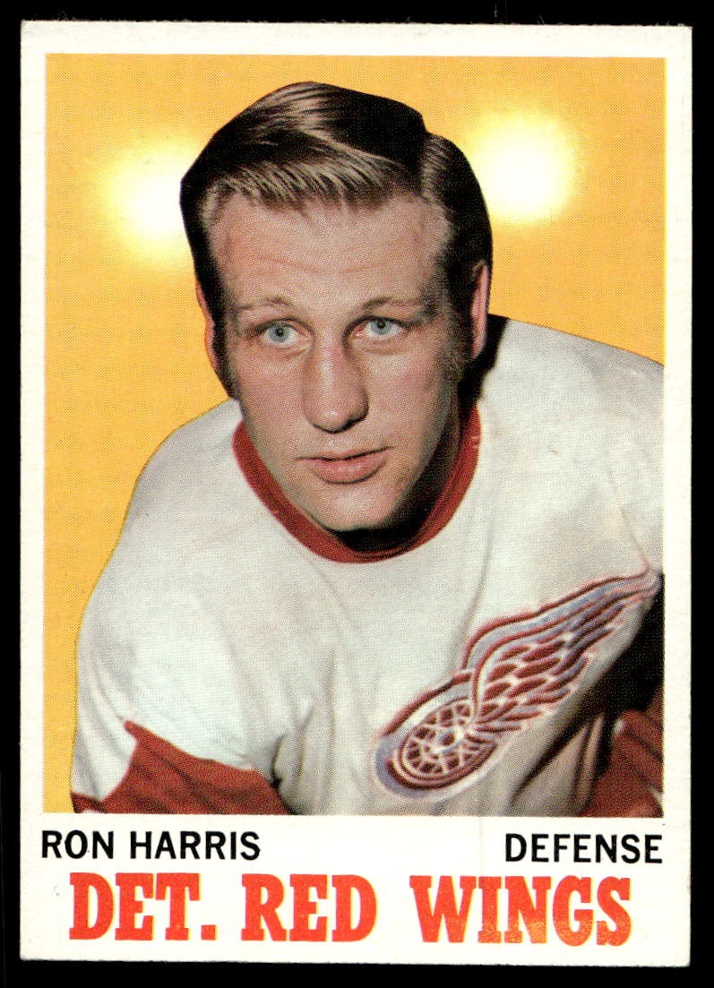 1970-71 Topps #23 Ron Harris Detroit Red Wings NR-MINT PACK FRESH NO RESERVE!
