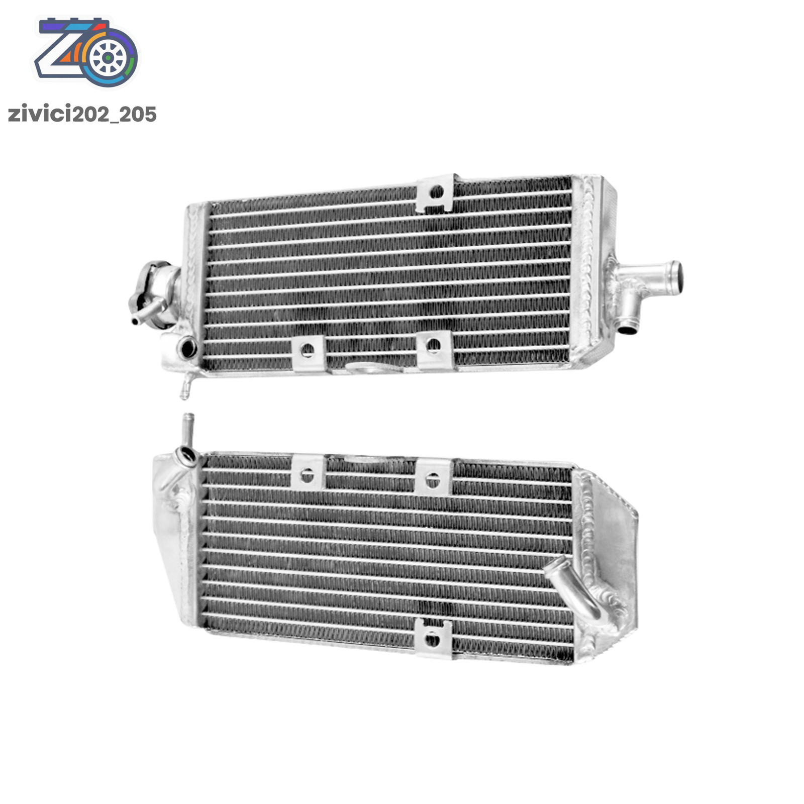 FOR 1993 1994 1995 Suzuki RM125 RM 125  Aluminum Cooling LEFT & RIGHT Radiator