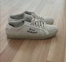 Saint Laurent Court Classic Canvas Logo Sneak...