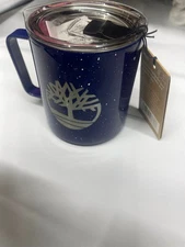 Timberland Blue Speckle MiiR Camp Cup Design forward 12 oz Coffee &Tea Mug with