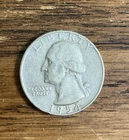 1954 D Silver HIGHER GRADE VF+ Washington Quarter Free Shipping