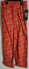  NWOT NFL Denver Broncos Orange Fleece Pajama Pants Boys Size XL 18/20 