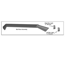 Black Horse Off Road Afb-si18-bn Armourii Heavy Duty Front Bumper Bull Nose Only