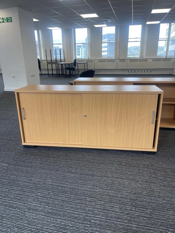 1.6m Wide Sliding Door Shelf Cupboards/ Storage Units - Can Deliver - Image 3 of 4