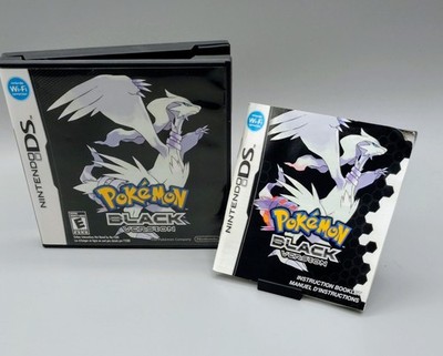 Pokémon Black Version Nintendo DS Authentic Case And Manual