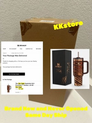 Stanley X Tyla Tyger Limited Edition Quencher Tumbler 40 oz Same Day Ship NEW