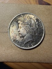 1922 Peace Dollar - BU - Toned - As Shown! (#2434)