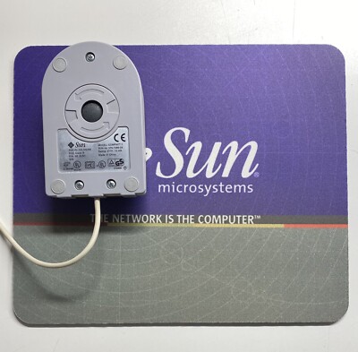 Used Sun Type-5c Mechanical 3-Button Compact Mouse – Model 370-1586