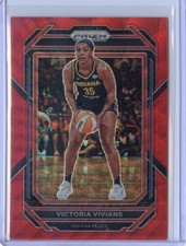 2023 Panini Prizm WNBA Ruby Wave NO. 122 Victoria Vivians - Indiana Fever
