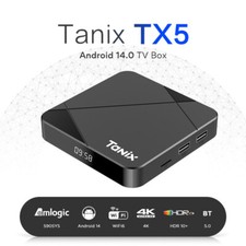 Tanix TX5 Android 14 TV Box S905Y5 16GB/32GB/64GB Wifi6 BT5.0 Media Player