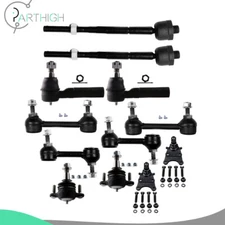 12x Front Tie Rod Ball Joint Sway Bar For 2004-06 Chevrolet Colorado GMC Canyon