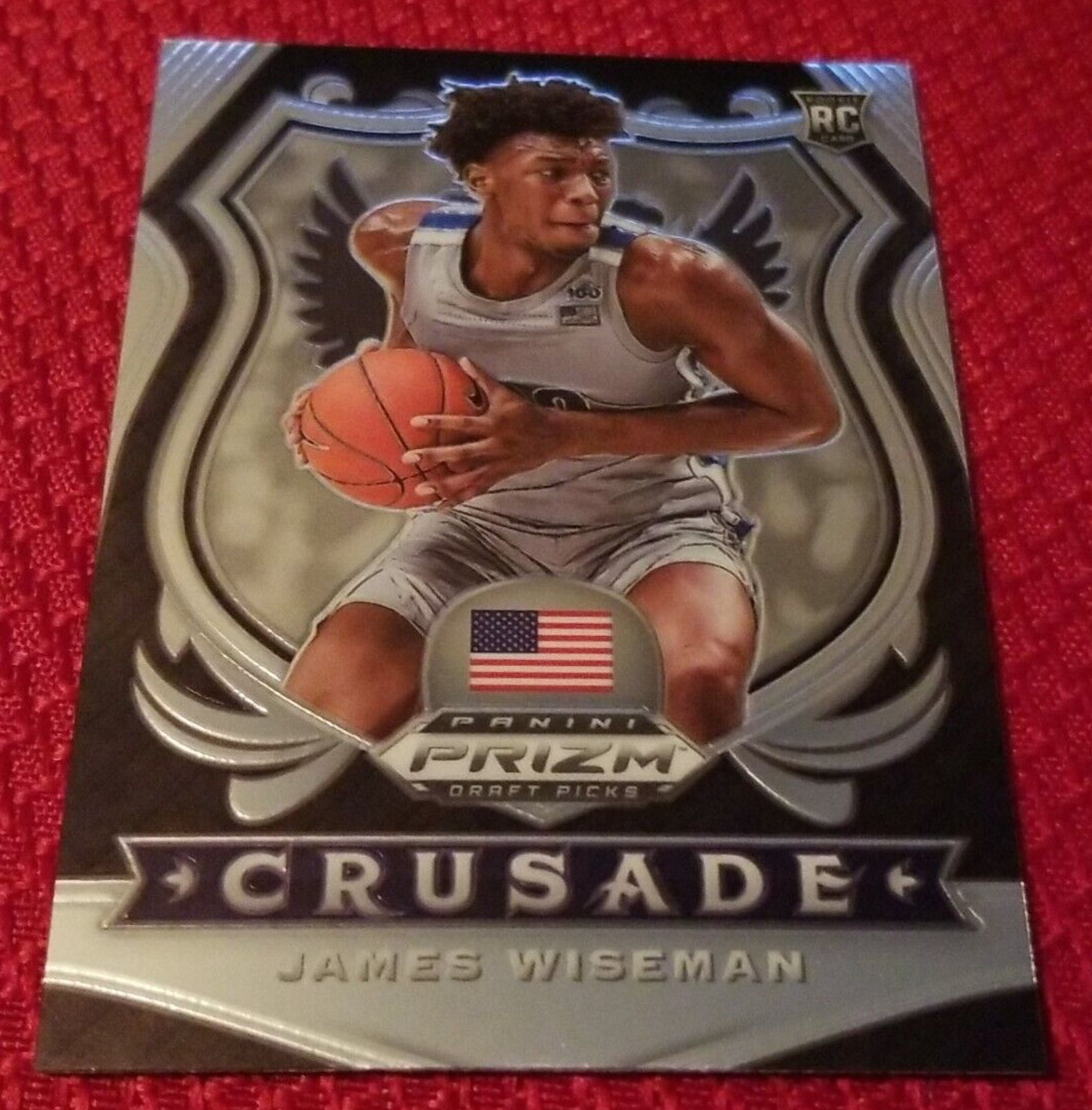 James Wiseman #82 2020 Panini Prizm Draft Picks Rookie Crusade Base GS Warriors