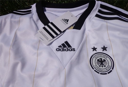 ADIDAS DFB Deutschland Damen Women Trikot Jersey in M + weiss-schwarz + Germany - Bild 2 von 3