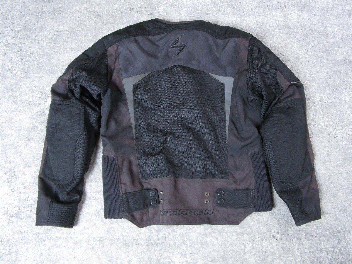 Scorpion Motorcycle Jacket Mens Small Exo Skeleton Protection