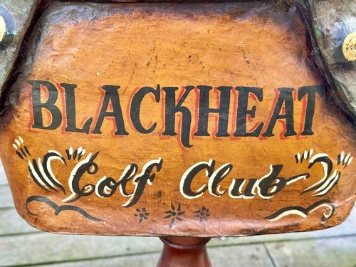 Vintage "Blackheat Golf Club" Hat & Coat Mannequin Valet 60" Tall Plaid Vest - Picture 8 of 8
