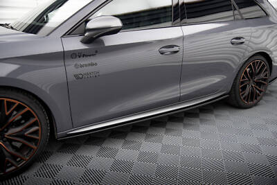 Maxton Design Seitenschweller Ansatz (Paar) V.1 passend für CUPRA Leon ST / Hatc
