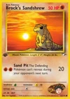 Japanese Pokemon Brock's Sandshrew (LST) Leaders' Stadium
