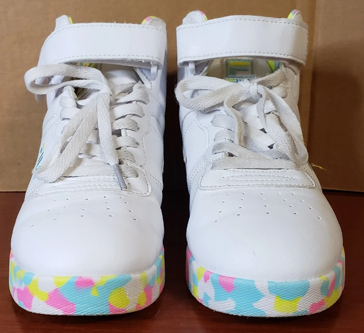 White high top fila shoes sale