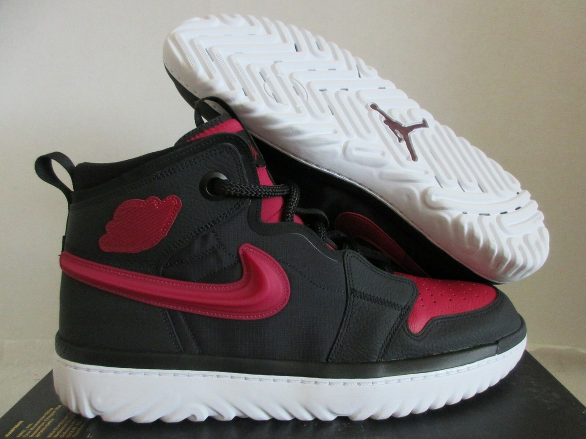 jordan 1 high react black noble red