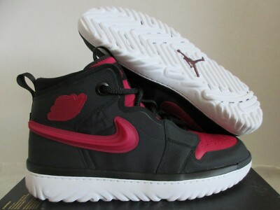 NIKE AIR JORDAN 1 HIGH REACT BLACK-NOBLE RED-WHITE SZ 16 [AR5321-006]