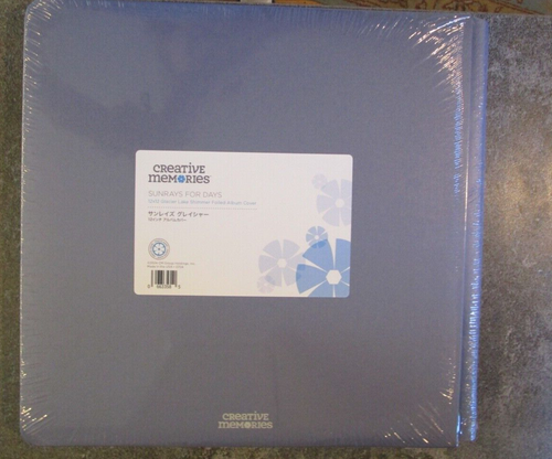 Creative Memories 12x12 SUNRAYS FOR DAYS Glacier Lake Shimmer Foiled Album Cover - Picture 4 of 5
