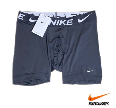 Nike Pro DRI-FIT 6  Boxer Brief Compression Shorts Gray Men's Large NWT