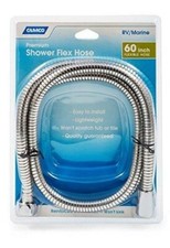 New Camco 43716 RV/Marine 60" Flexible Replacement Shower Head Hose Chrome