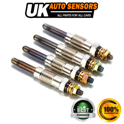 4X FOR PEUGEOT EXPERT 1.9 (1996-98) DIESEL HEATER GLOW PLUGS PLUG (XUD9A ENGINE)