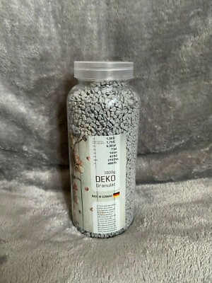 Deko Granulat, 1000g in grau - Neu, nur einmal geöffnet! 
