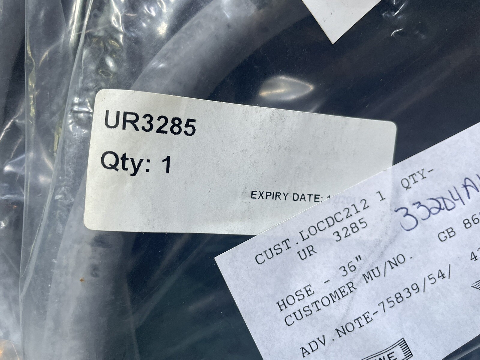 Rolls-Royce Bentley 36” Hose UR3285 NOS OEM NEW