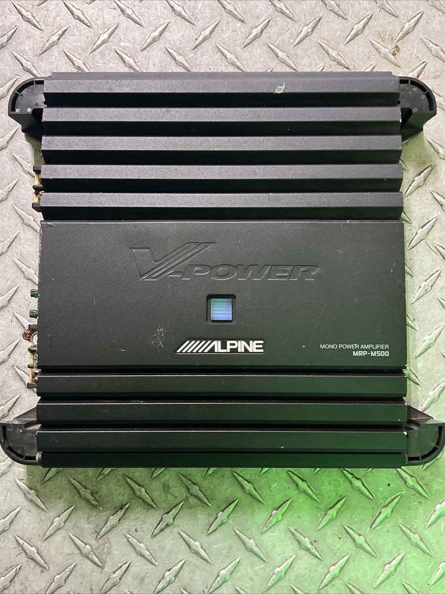 Alpine MRP-M500 Amplifier Mono Block Class D 300W RMS Tested | eBay