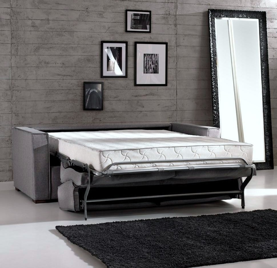 Con Materasso Alto Divano Letto Angolare Con Rete Elettrosaldata