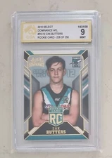 Zak Butter RC Rookie Card Mint Graded Select Afl Football Port Adelaide Power
