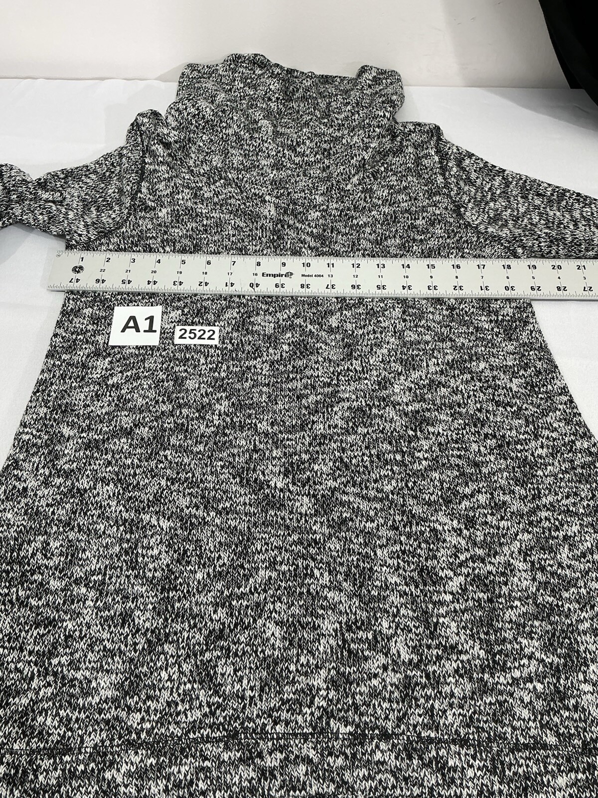 Womans Splendid Medium Pullover Black White Cowl … - image 6