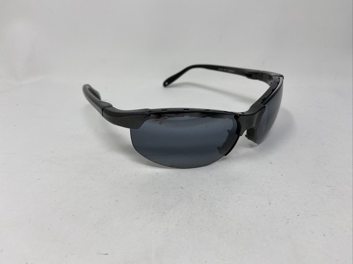 MAUI JIM MJ 401-27 GRAY MJ SPORT W/ GRAY POLARIZED LENS SUNGLASSES