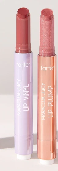 Juego de lápiz labial y relleno Tarte Best of Maracuja Juicy Lips - rosa y rosa - nuevo en caja Foto 4 de 4